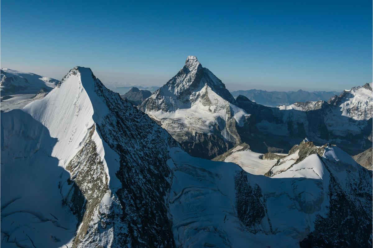 A view of Swiss Alps