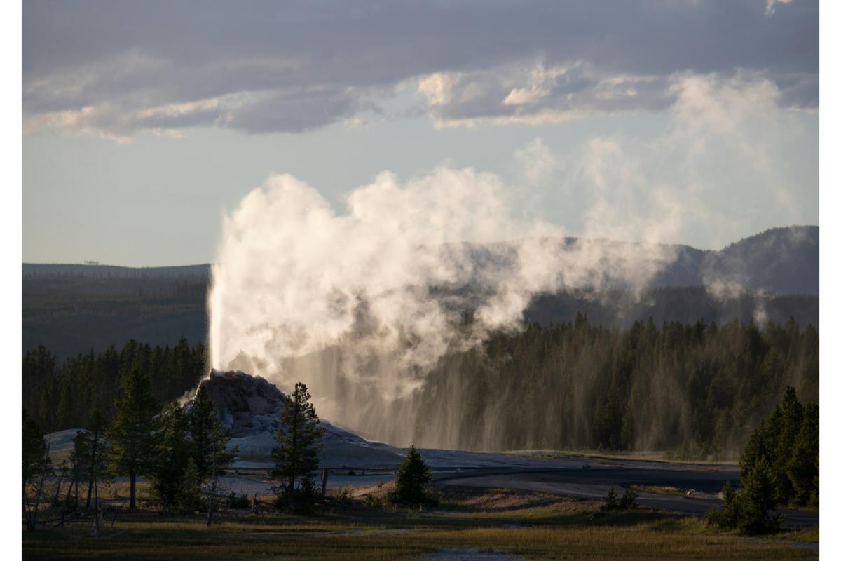 A view of Yellowstone